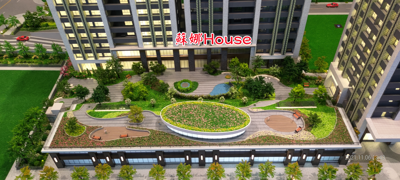 江陵天碩中央特區模型中庭-蘇娜House